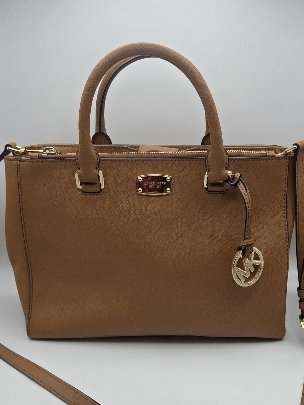 Michael Kors Kellen Medium Saffiano Leather Satchel